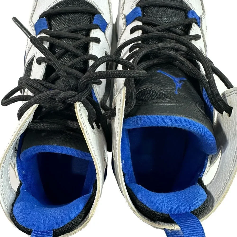 Nike Air Jordan '91 Flight Hyper Royal White Black Basketball Sneaker, Size 5.5Y - Picture 13 of 13